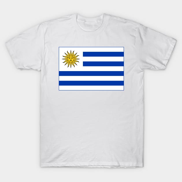 Flag of Uruguay T-Shirt by COUNTRY FLAGS